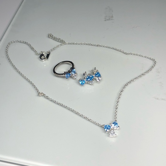 Pandora bridgerton limited edition blue bow complete set - Picture 9 of 9